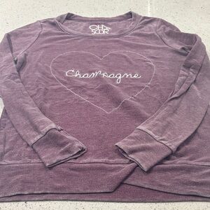 Purple Long Sleeve Sweatshirt Size M